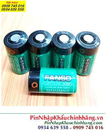 Pin CR17335E _Fanso CR17335E; Pin nuôi nguồn FANSO CR17335SE 2/3A lithium 3v